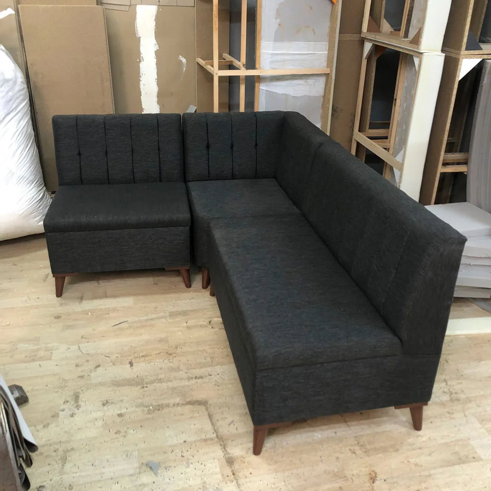 Yarma Model Sandıklı Mutfak Köşe Takımı Keten Kumaş - Görsel 3