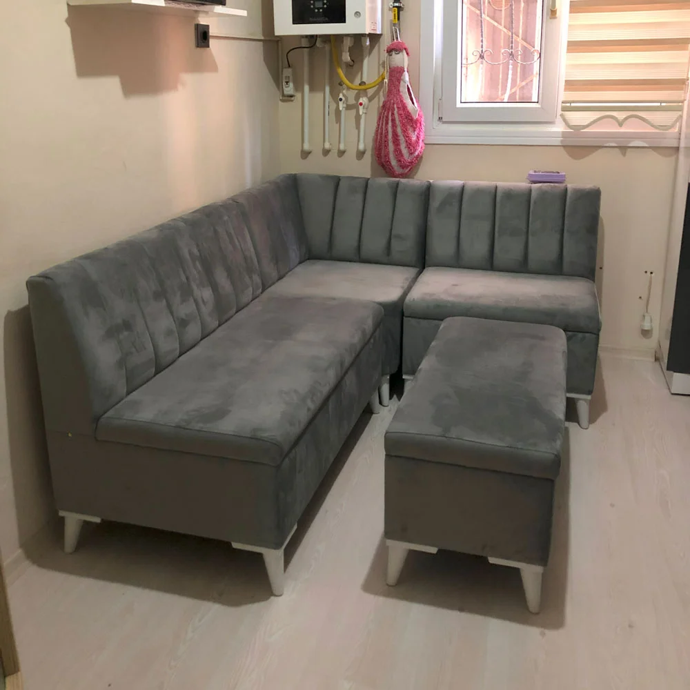 MOBSoo Mutfak Köşe Koltuk D-4011 Babyface Kumaş