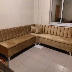 Modern Mutfak Köşe Takımı (Babyface Kumaş - D4008)