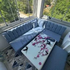 Mutfak ve Balkon Köşe Koltuk Takımı (ALFA-10)