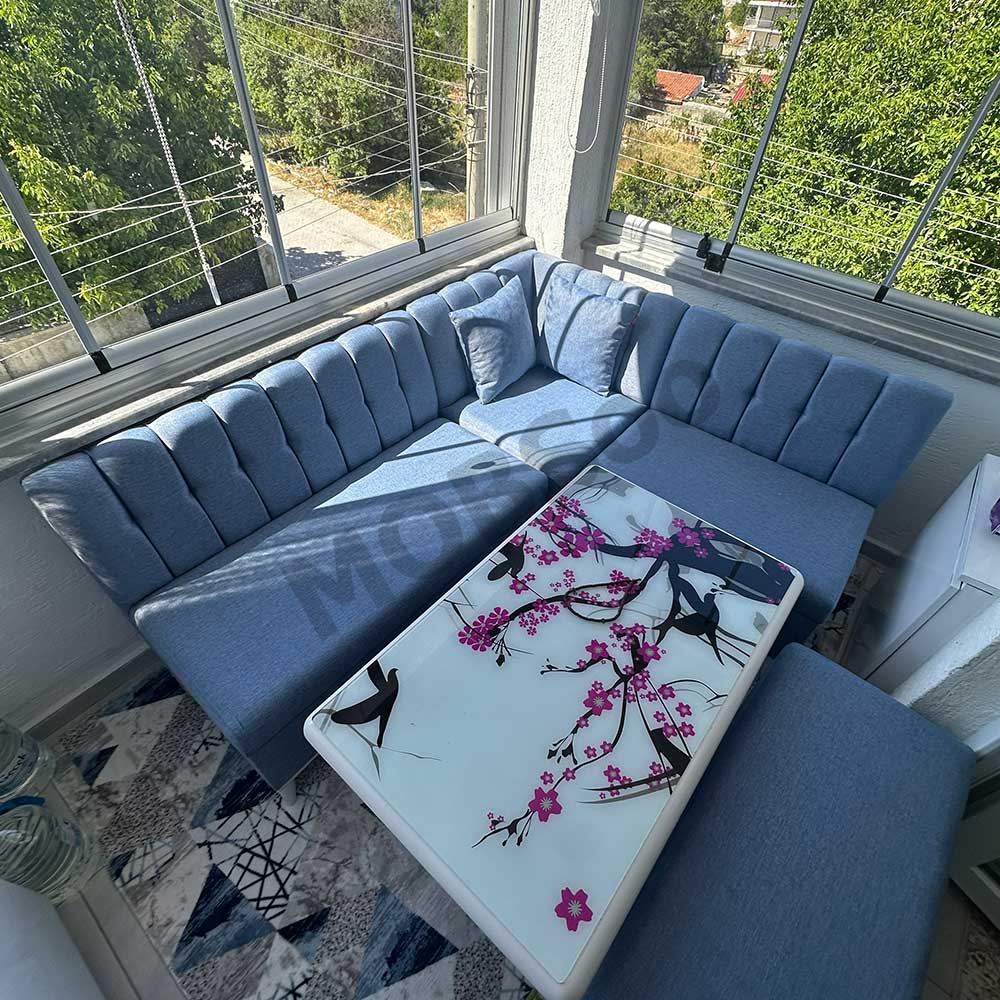 Mutfak ve Balkon Köşe Koltuk Takımı (ALFA-10)
